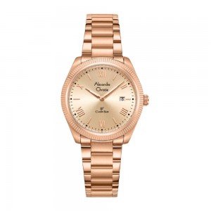 Alexandre Christie AC 8712 Full Rosegold Lady LDFRGLN
